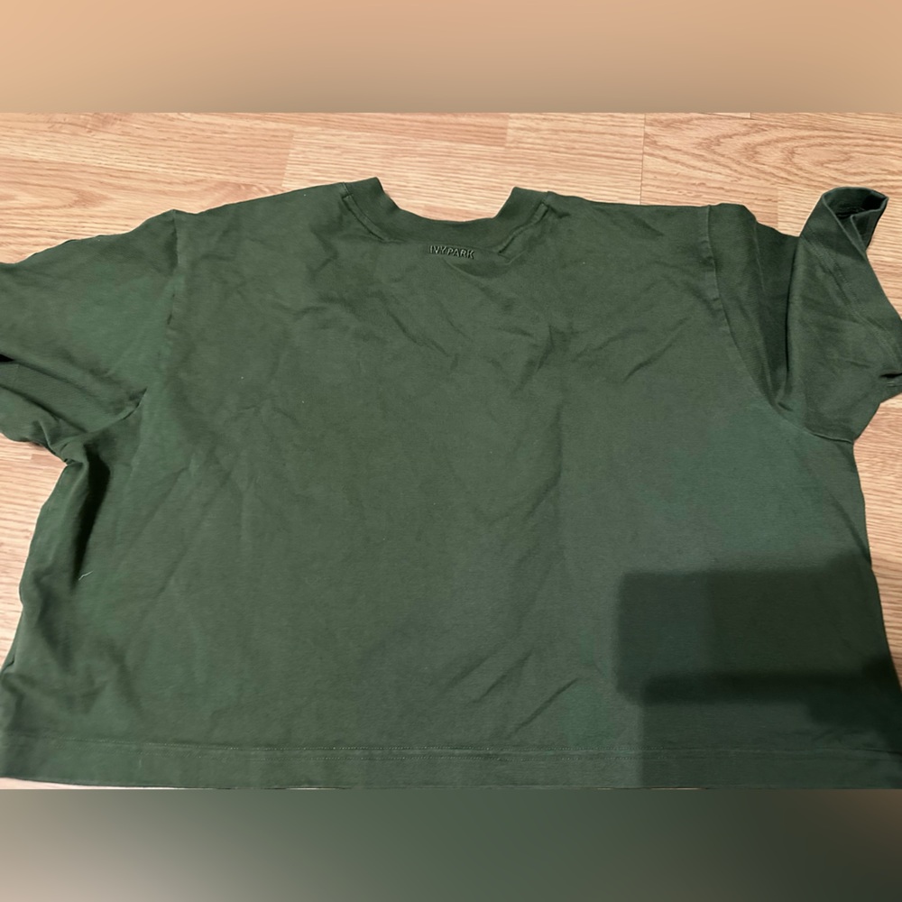 Ivy Park Adidas Dark Green Crop Top - Picture 6 of 7